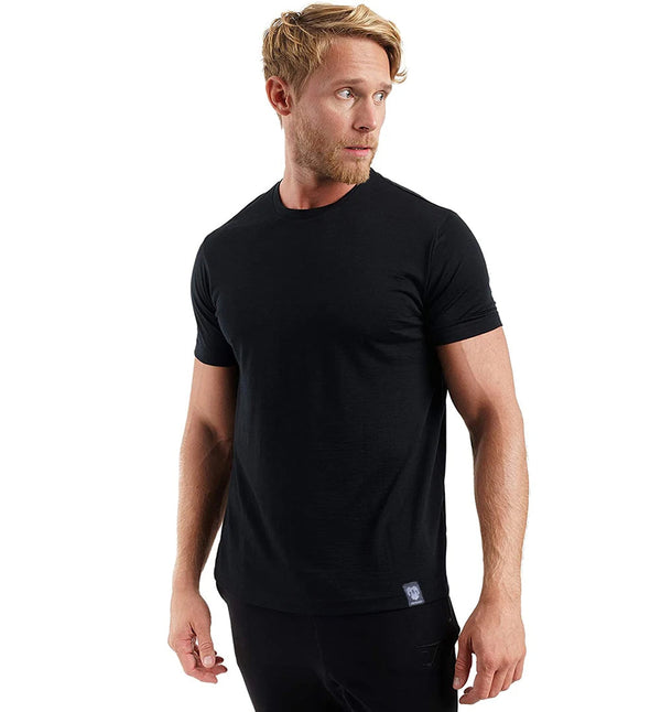 Herren Kurzarm Rundhals Einfach T-Shirt