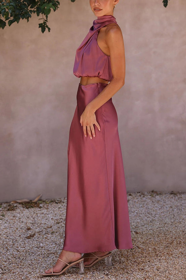 Berenie | Damen Hochzeitsgast Oberteil und Rock Set | Zweiteiler