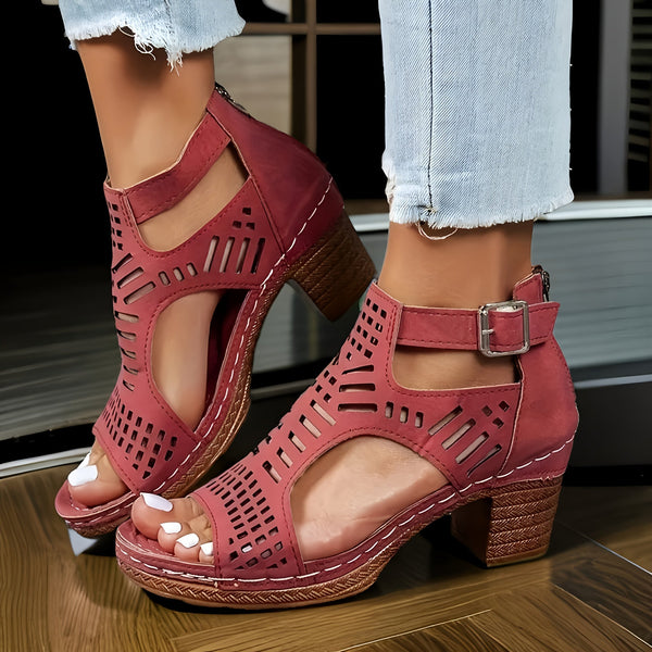 Yolanda | Leicht Blockabsatz Sandalen