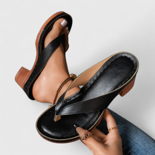 Paige | Blockabsatz Plateau Sandalen