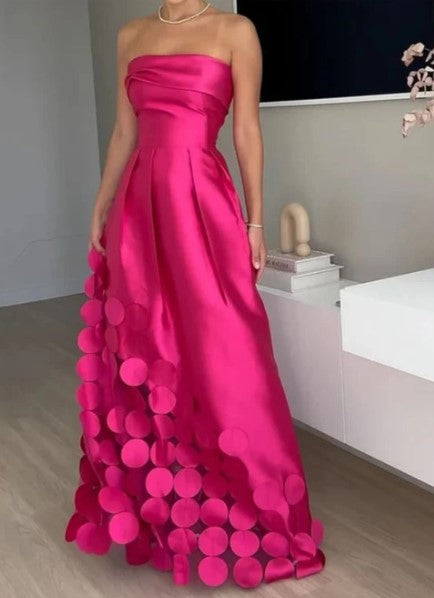 Zinnia | Drapiert Hochzeitsgastkleid