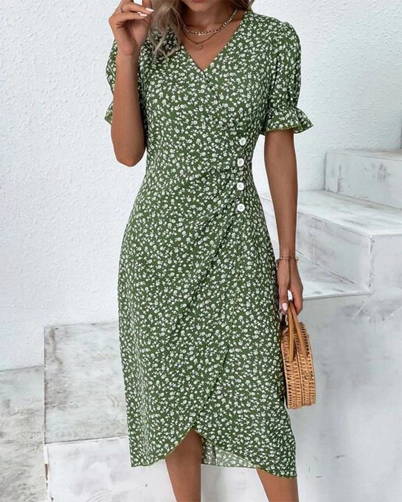 Bernadette | V-neck Dress