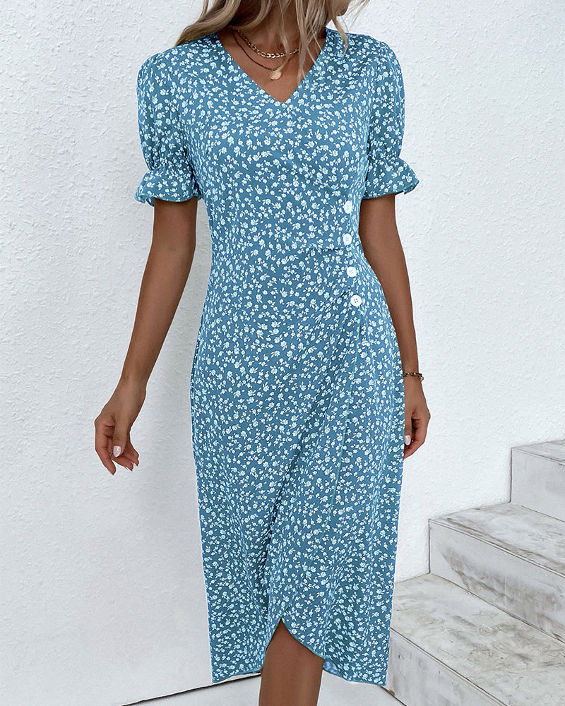 Bernadette | V-neck Dress