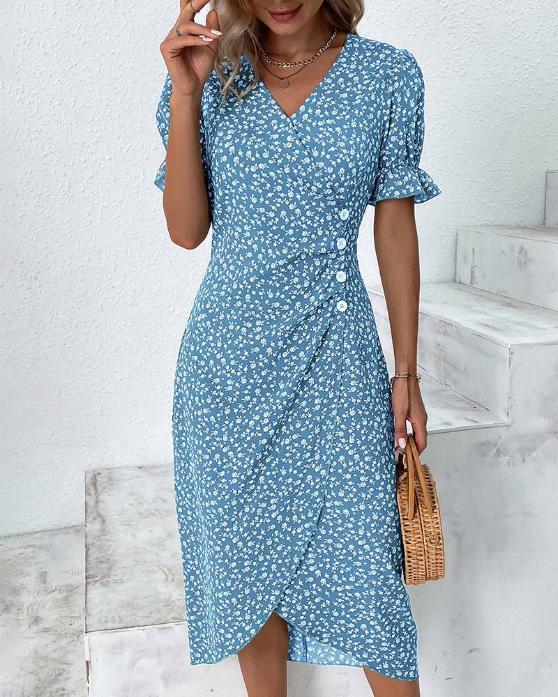 Bernadette | V-neck Dress