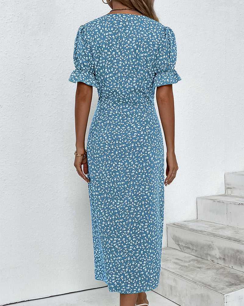 Bernadette | V-neck Dress