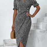 Bernadette | V-neck Dress