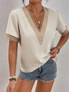 Evira | Damen Lässig Oberteil | Beige