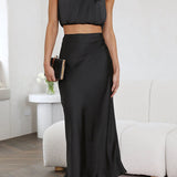 Berenie | Damen Hochzeitsgast Oberteil und Rock Set | Zweiteiler