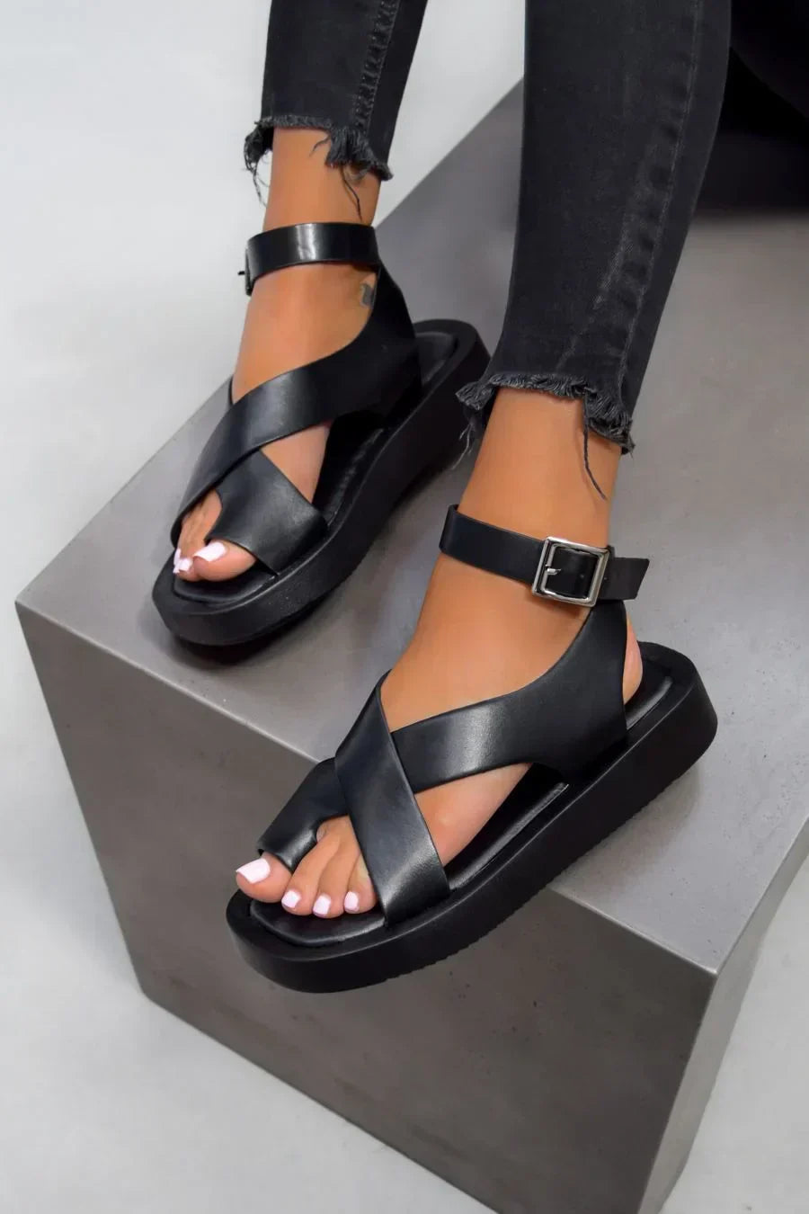 Sabrina | Adjustable Platform Sandals