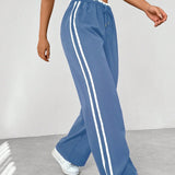 Damen Weite Beine Verstellbare Stoffhose