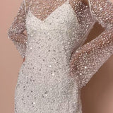 Sky | Damen Glitzer Partykleid | Mini