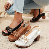 Selena | Knöchelriemen Verstellbar Sandalen
