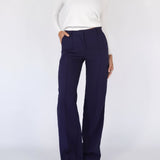 Pantalon chino droit pour femme