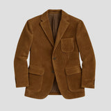 Herren Texturiert Cordjacke mit Taschen