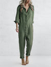 Majia | Damen Lässiger Jumpsuit | Langarm