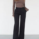 Pantalon chino droit pour femme
