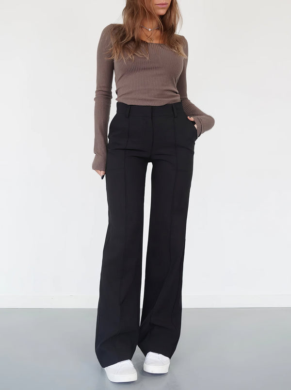Damen Gerades Bein Chino Hose