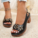 Selena | Knöchelriemen Verstellbar Sandalen