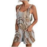 Fiane | Damen Sommer Blumig Strampler | Elegant