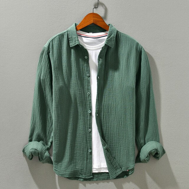 Chemise homme à manches longues | Élégante