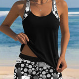Berenice | Floral Pattern Adjustable Strap Swimsuit