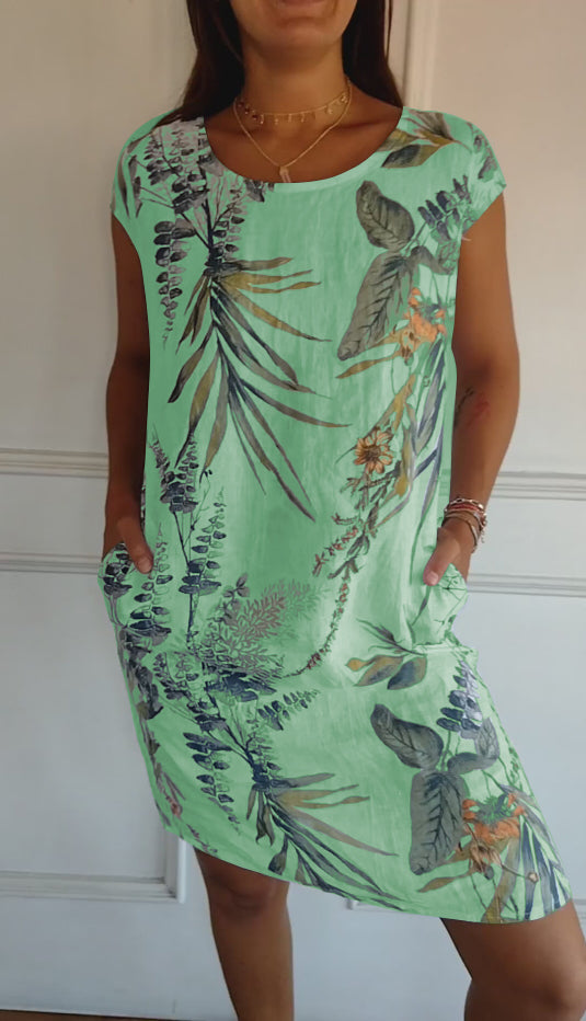 Sharon | Crew Neck Dress