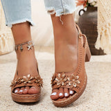 Selena | Knöchelriemen Verstellbar Sandalen