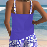 Berenice | Floral Pattern Adjustable Strap Swimsuit