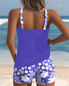 Berenice | Floral Pattern Adjustable Strap Swimsuit