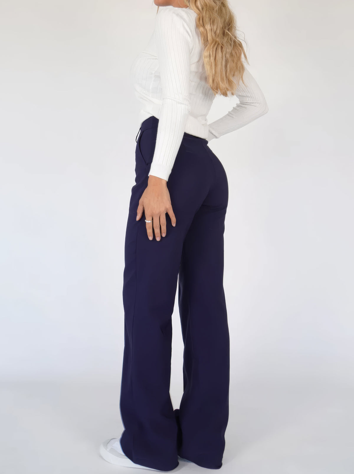 Pantalon chino droit pour femme