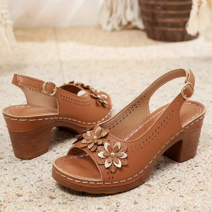 Selena | Knöchelriemen Verstellbar Sandalen