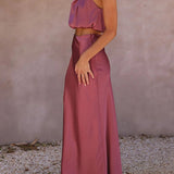 Berenie | Damen Hochzeitsgast Oberteil und Rock Set | Zweiteiler
