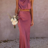Berenie | Damen Hochzeitsgast Oberteil und Rock Set | Zweiteiler