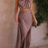 Berenie | Damen Hochzeitsgast Oberteil und Rock Set | Zweiteiler
