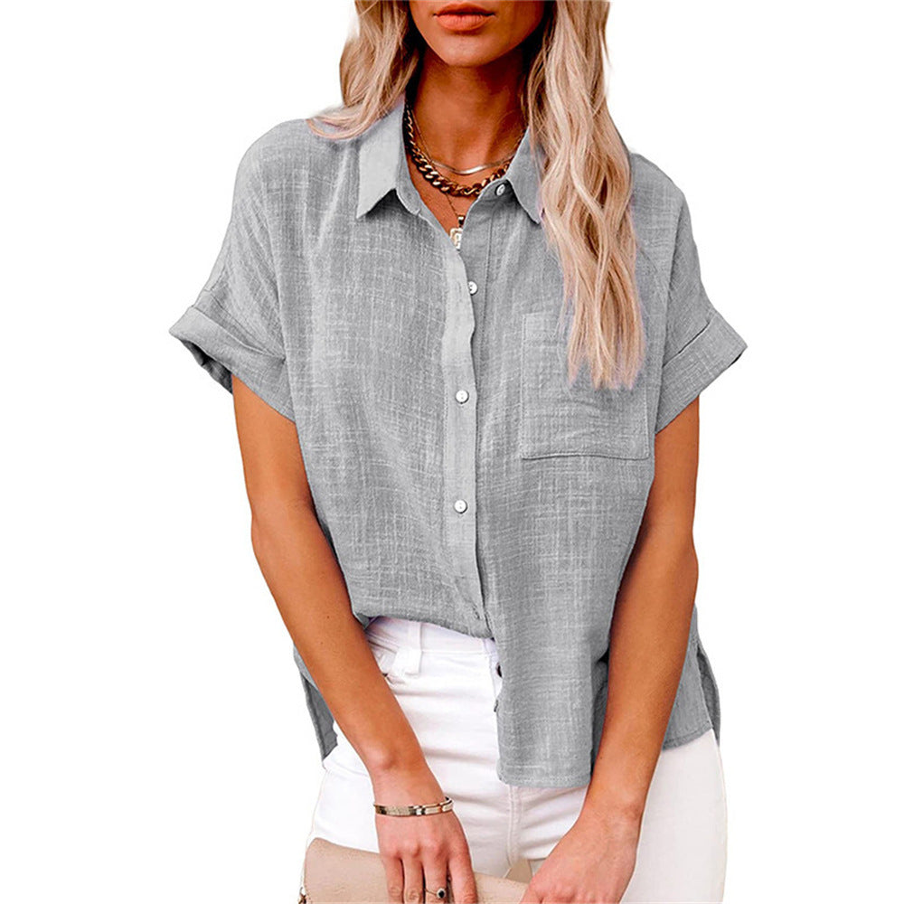 Savannah | Button-Down Shirt with Chest Pockets