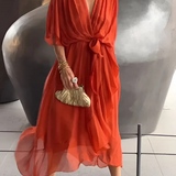 Sherry | Wrap Midi Dress