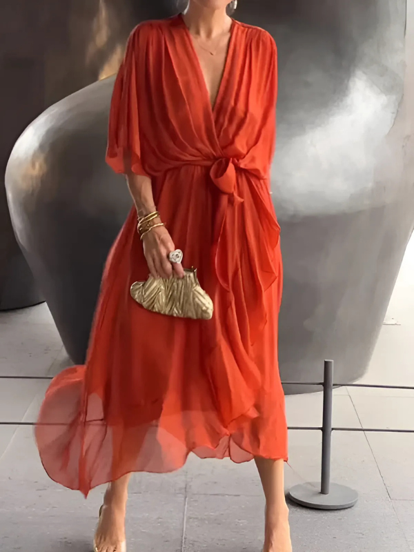 Sherry | Wrap Midi Dress