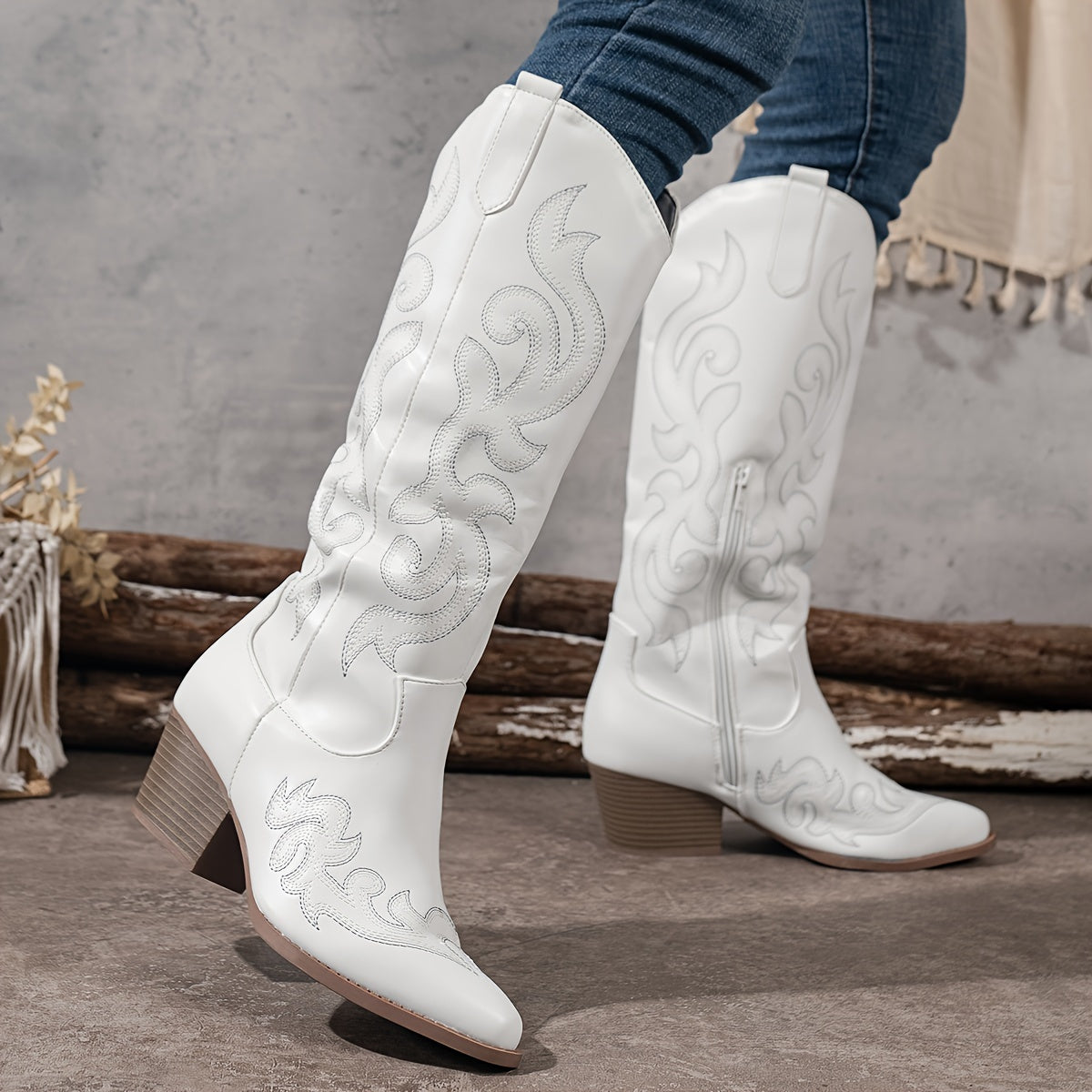 Kathleen | Botas con punta redonda acolchadas