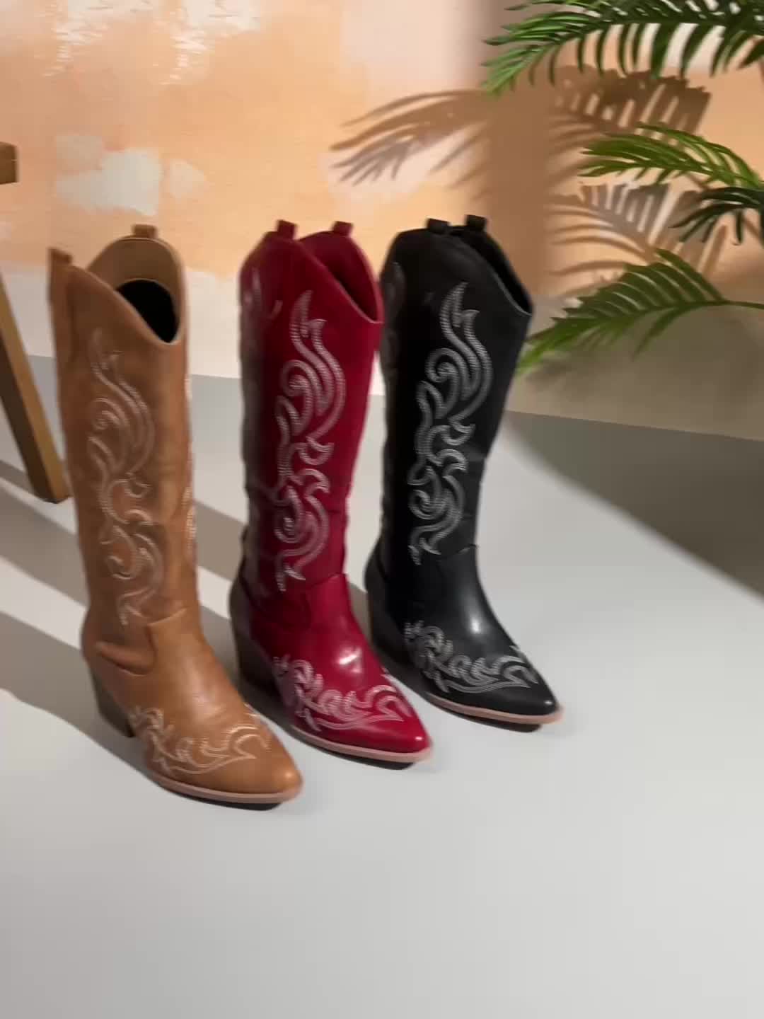 Kathleen | Botas con punta redonda acolchadas
