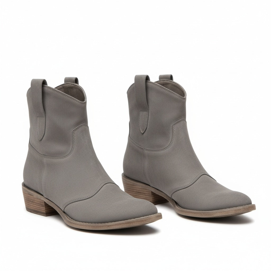 Sadie | Gepolstert Runde Spitze Cowboy-Stiefeletten