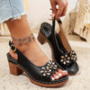 Selena | Knöchelriemen Verstellbar Sandalen