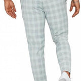 Rafael | Herren Karierte Chino Hosen | Schmal Geschnitten