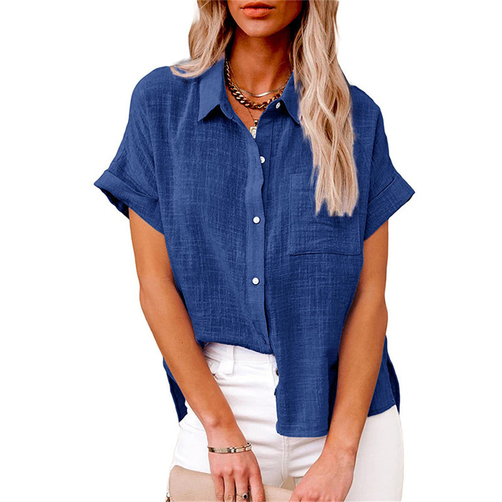 Savannah | Button-Down Shirt with Chest Pockets