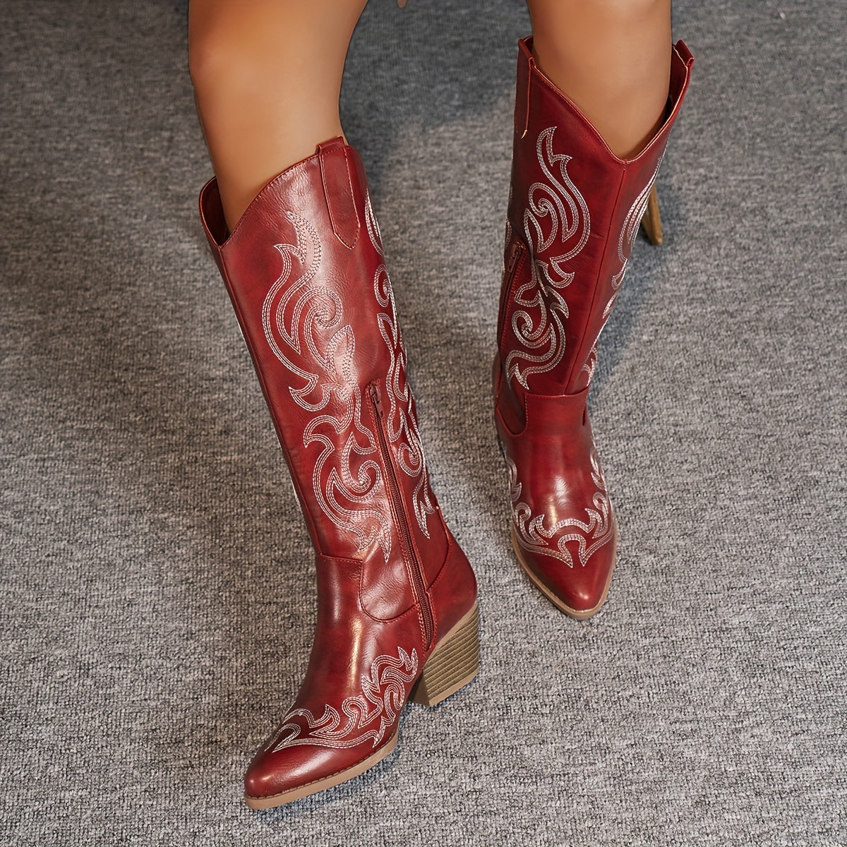 Kathleen | Botas con punta redonda acolchadas