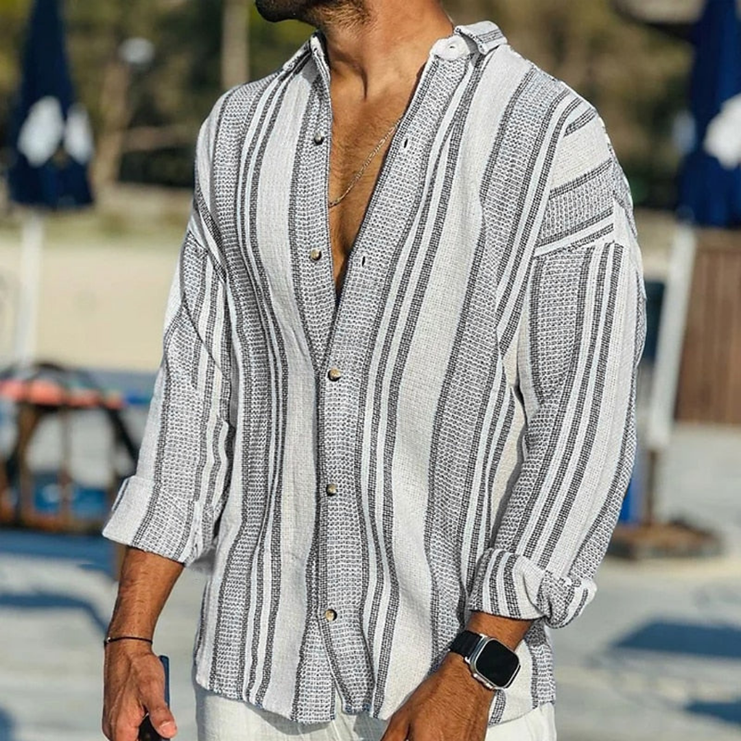 Herren Vintage Hemd | Langarm