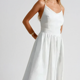 Damen Strand Midi Sommerkleid