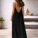 Tamara | Spaghettiträger Maxi Sommerkleid