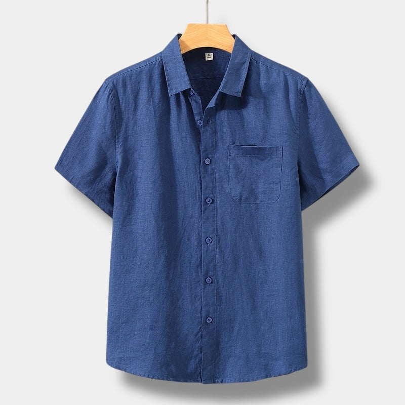 Arthur | Short-Sleeve Shirt with Chest Pocket