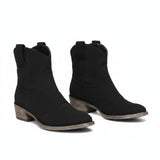 Sadie | Gepolstert Runde Spitze Cowboy-Stiefeletten