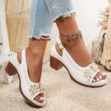Selena | Knöchelriemen Verstellbar Sandalen